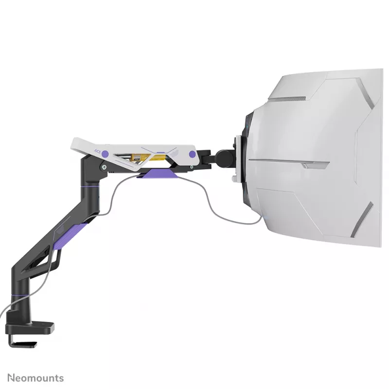 Braço para monitor gaming Neomounts DS70-256BL1 para ecrãs de 24–57