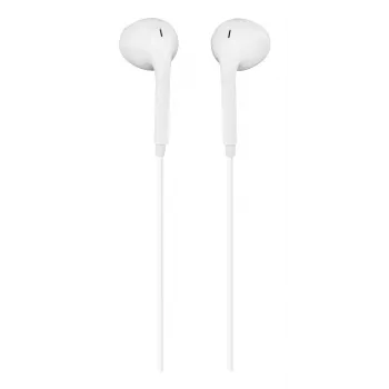 Headset Hama Glow II com fios in-ear chamadas/música branco
