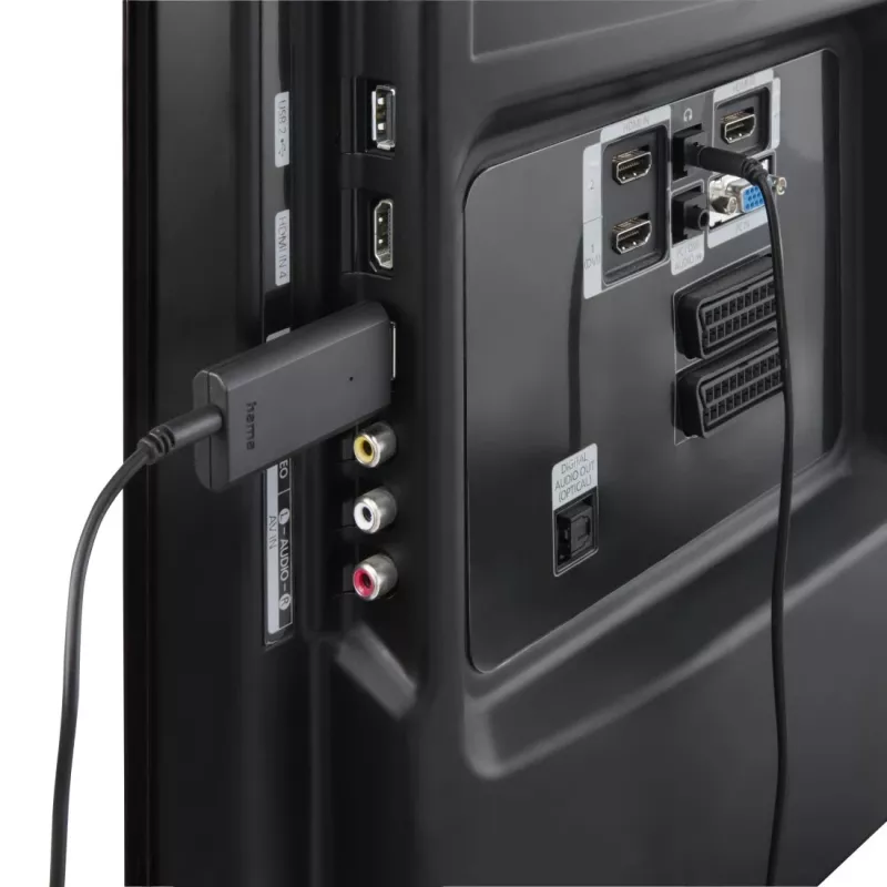Auscultador Hama 00221847 com fios e sem fios Bluetooth preto