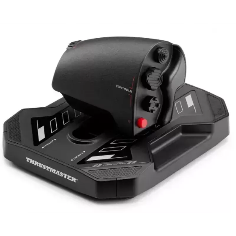 Thrustmaster Sol-R 4 HOTAS preto USB joystick + alavanca de controlo de motor analógico/digital PC