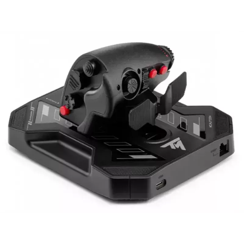 Thrustmaster Sol-R 4 HOTAS preto USB joystick + alavanca de controlo de motor analógico/digital PC