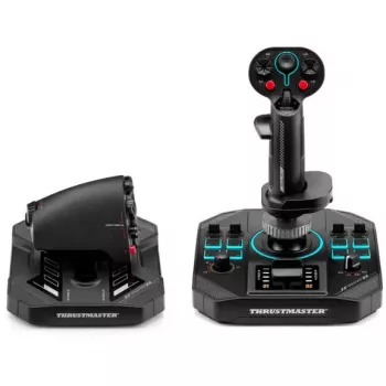 Thrustmaster Sol-R 4 HOTAS preto USB joystick + alavanca de controlo de motor analógico/digital PC