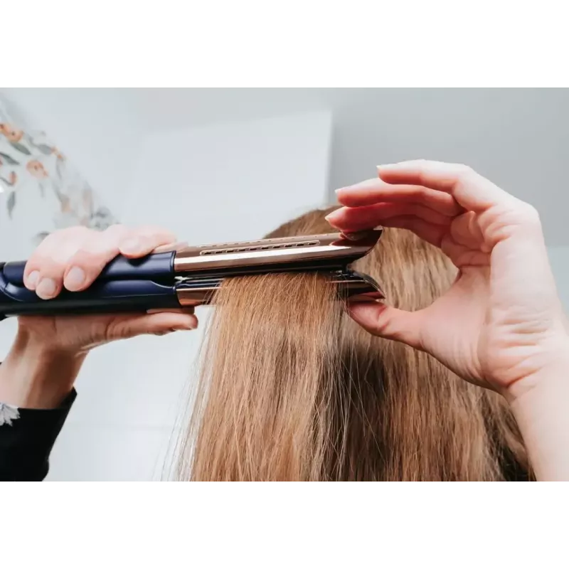 Concept Profi Care VZ8100 alisador de cabelo, azul/dourado