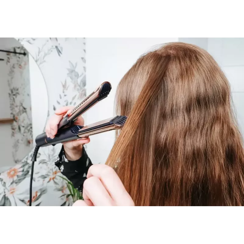 Concept Profi Care VZ8100 alisador de cabelo, azul/dourado