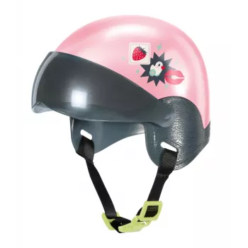 Capacete de brincar ZAPF BABY born para trotinete elétrica 43 cm — têxtil/plástico, multicolor, idade 3–12