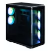 Zalman P60 caixa Mid-Tower, preta, 5 ventoinhas ARGB