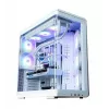 Caixa de PC ZALMAN P60 Mid-Tower com 5 ventoinhas ARGB, branco