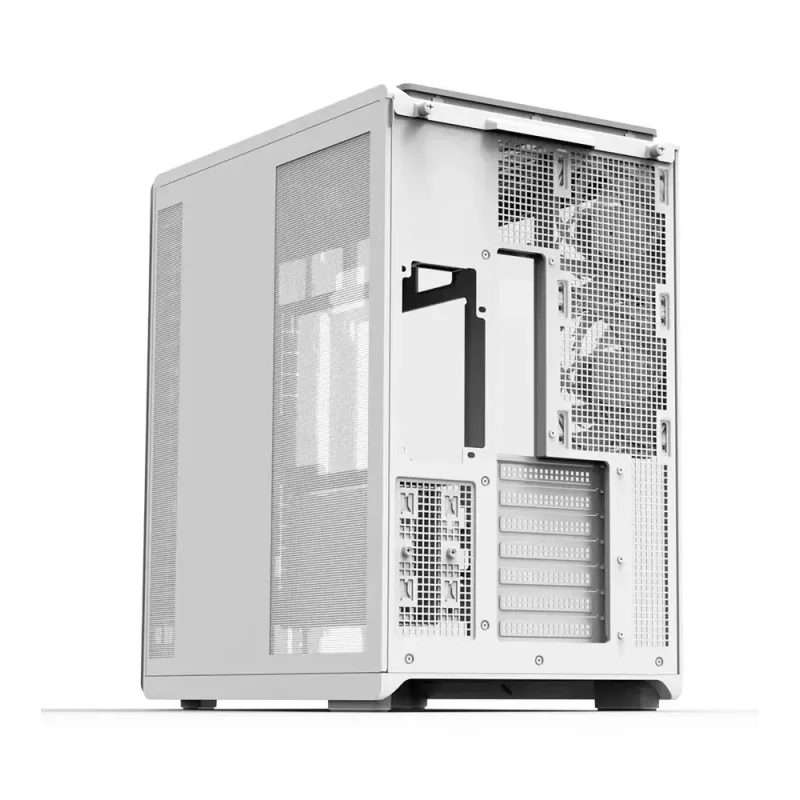 Caixa de PC ZALMAN P60 Mid-Tower com 5 ventoinhas ARGB, branco