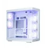 Caixa de PC ZALMAN P60 Mid-Tower com 5 ventoinhas ARGB, branco