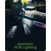 Caixa para SSD M.2 SATA/NVMe ICY BOX com USB 3.2 Gen 2 Type-C e iluminação RGB