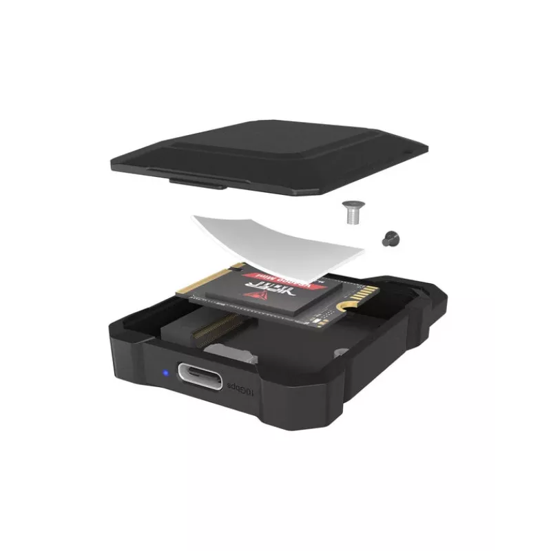 Caixa para SSD M.2 NVMe icybox IB-1601MP-CU31 USB 3.2 Gen 2 Type-C 10 Gbps
