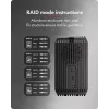 Caixa para HDD/SSD ICY BOX IB-RD3720-CU3 preto 2,5/3,5 polegadas