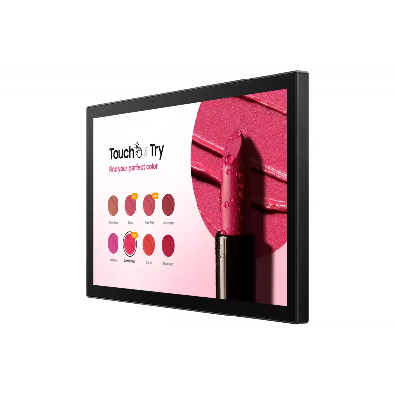 Ecrã de sinalização digital Samsung QB13C-T 33 cm (13 polegadas) LCD Wi-Fi 500 cd/m² Full HD preto ecrã tátil Tizen 7.0 16/7