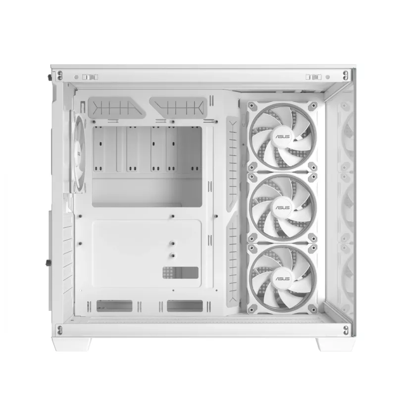 ASUS A32 PLUS TG ARGB caixa de computador, branca, vidro temperado