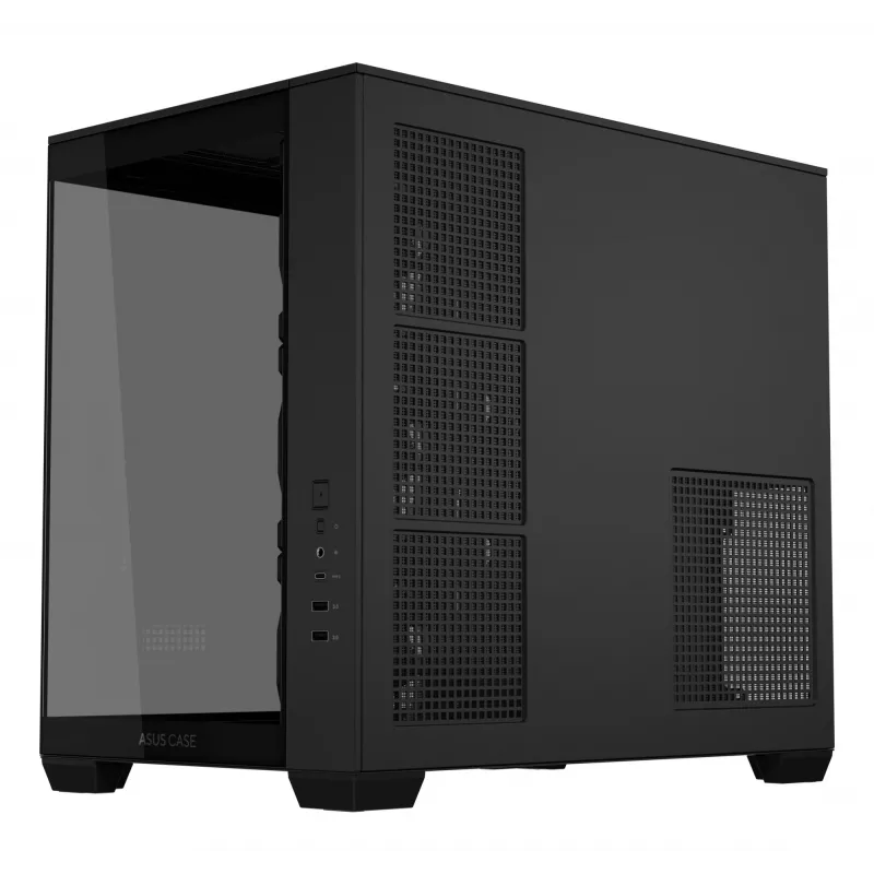 Caixa de PC ASUS A32 PLUS TG ARGB, preta, ATX/micro ATX/Mini-ITX