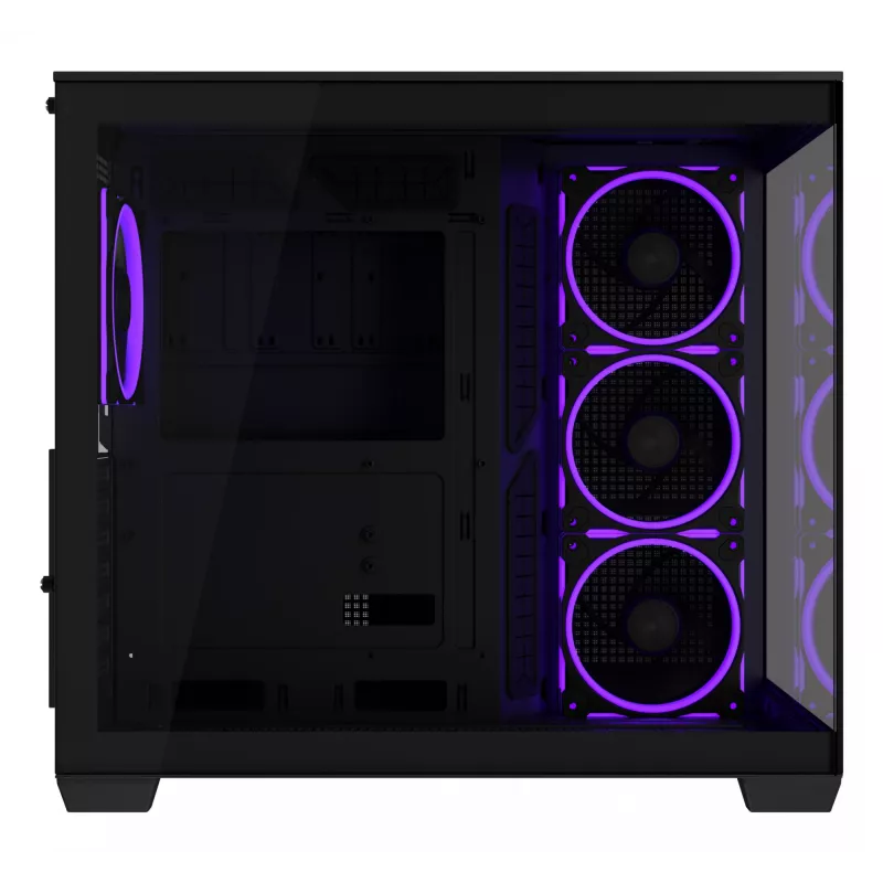 Caixa de PC ASUS A32 PLUS TG ARGB, preta, ATX/micro ATX/Mini-ITX