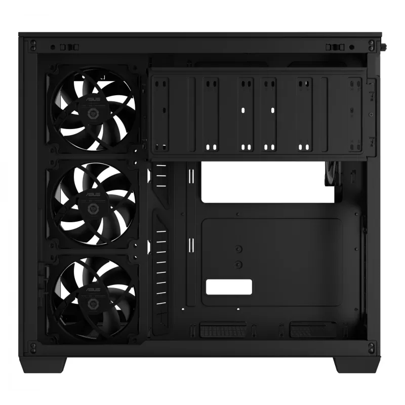 Caixa de PC ASUS A32 PLUS TG ARGB, preta, ATX/micro ATX/Mini-ITX