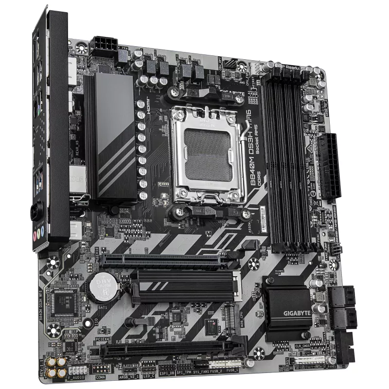 Placa principal GIGABYTE B840M DS3H WIFI6, AMD B840, Socket AM5, Micro ATX, DDR5