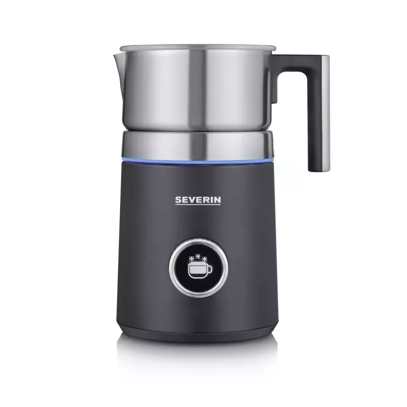 Automático Severin Spuma 700 Plus preto aço inoxidável
