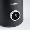 Automático Severin Spuma 700 Plus preto aço inoxidável