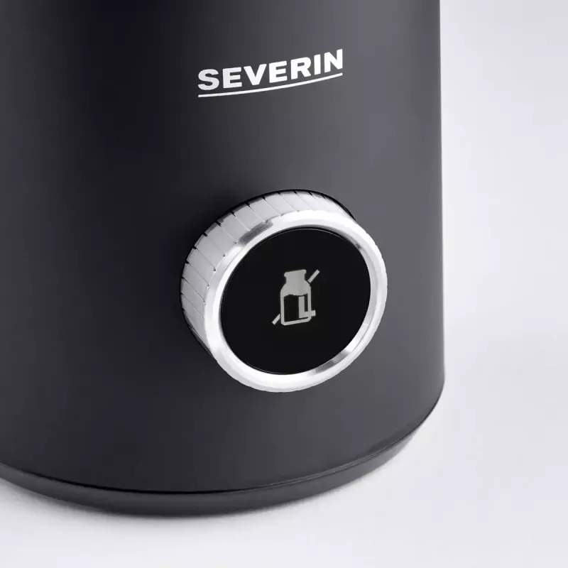 Automático Severin Spuma 700 Plus preto aço inoxidável