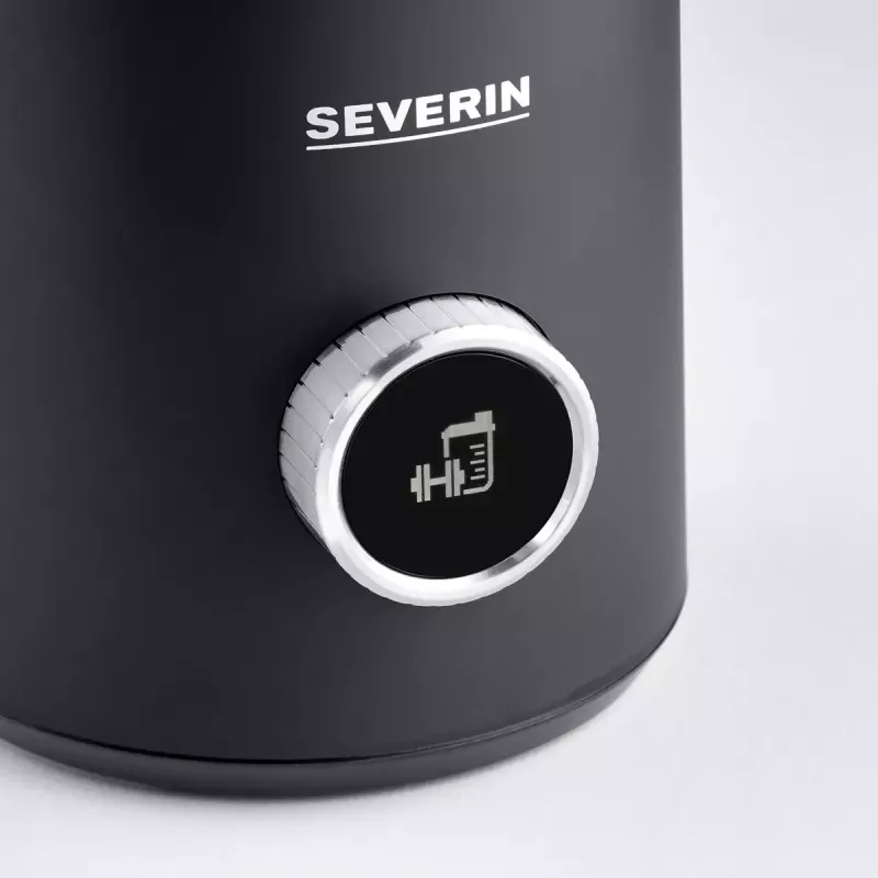 Automático Severin Spuma 700 Plus preto aço inoxidável