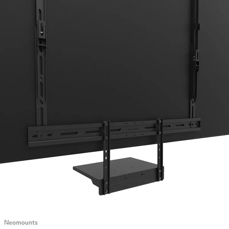 Kit de suporte para portátil Neomounts AV45-500BL para ecrãs de 43 a 110 polegadas, VESA até 600x400, máx. 2,5 kg, 900×242×640 mm