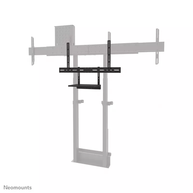 Kit de suporte para portátil Neomounts AV45-500BL para ecrãs de 43 a 110 polegadas, VESA até 600x400, máx. 2,5 kg, 900×242×640 mm