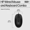 Rato HP 225 Conjunto de rato e teclado com fio G2 USB