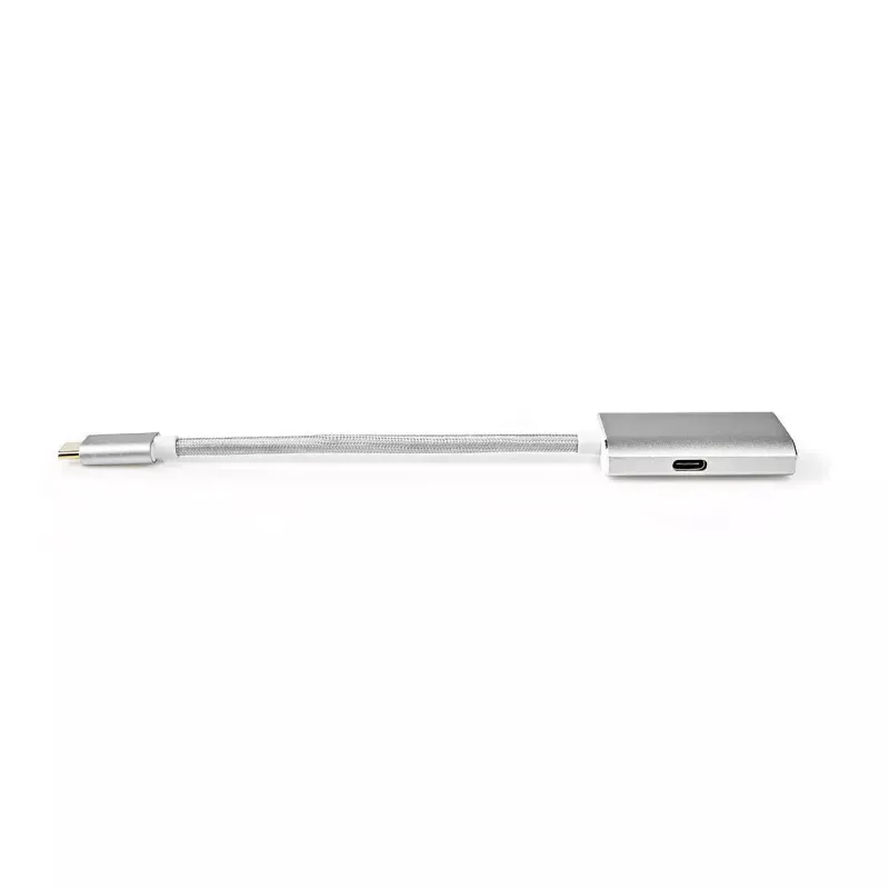 Adaptador de cabo de vídeo Nedis CCTB64580AL02 0,2m USB Type-C Mini DisplayPort