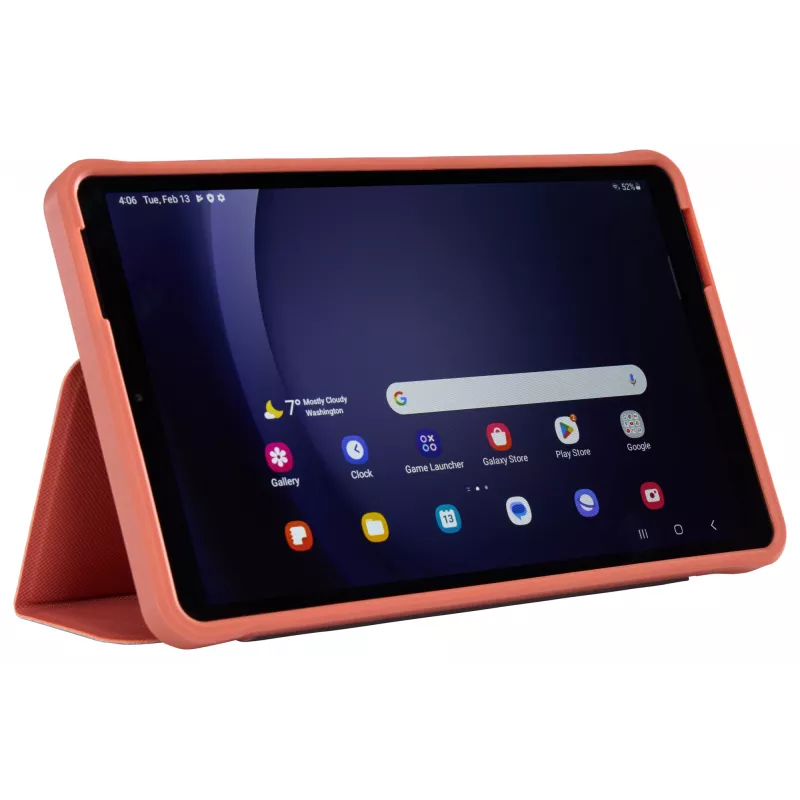 Case Logic SnapView CSGE2196 Sienna vermelho, capa, Samsung, Galaxy Tab A9 8.7 polegadas, 22,1 cm (8.7 polegadas), 200 g
