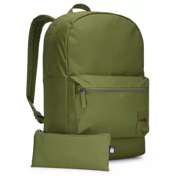 Mochila Case Logic Campus CCAM1216 Hawthorne verde, mochila casual preta em poliéster