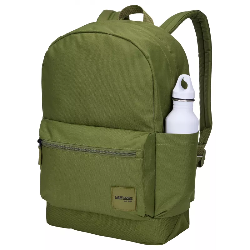 Mochila Case Logic Campus CCAM1216 Hawthorne verde, mochila casual preta em poliéster