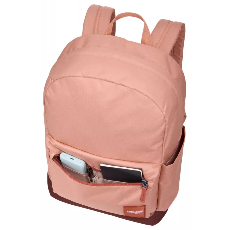 Mochila Case Logic Campus CCAM1216 Sugared Peach, mochila casual em poliéster