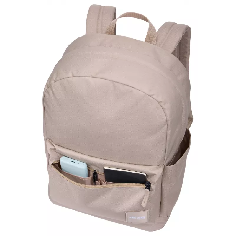 Mochila Case Logic Campus CCAM1216 Boulder bege, mochila casual bege em poliéster