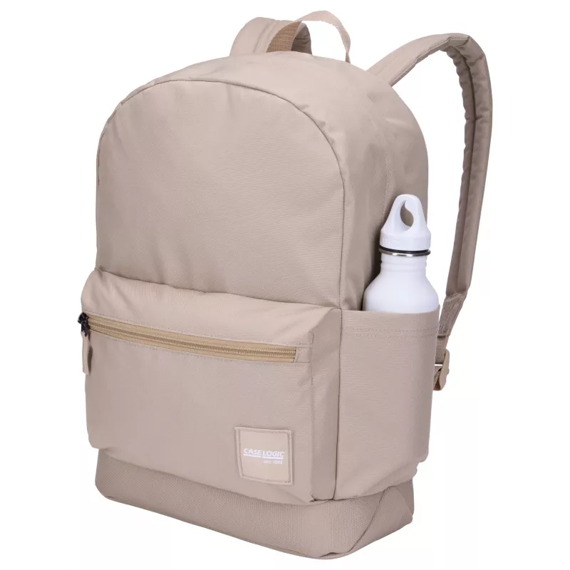 Mochila Case Logic Campus CCAM1216 Boulder bege, mochila casual bege em poliéster