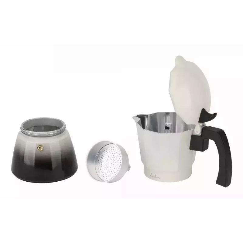 Jata HCAF2406 cafeteira moka, 6 chávenas (0,3 l), alumínio, compatível com indução