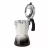 Jata HCAF2412 cafeteira moka, 12 chávenas (0,7 l), alumínio, compatível com indução, base de 10,8 cm