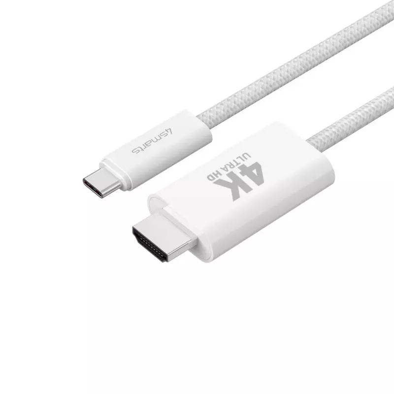 Cabo HDMI 4smarts 540955 2 m USB-C HDMI Type-A branco