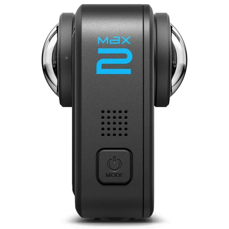 Action cam GoPro MAX 2 – 29,5 MP, vídeo 8K Ultra HD a 100 fps, GPS, Wi‑Fi, LCD integrado