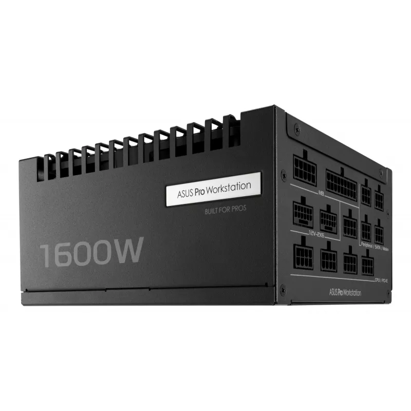 Fonte de alimentação ASUS Pro WS 1600W Platinum 20+4 pin ATX ATX preto