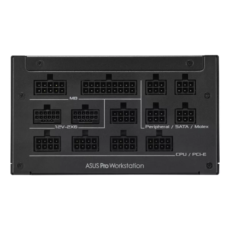 Fonte de alimentação ASUS Pro WS 1600W Platinum 20+4 pin ATX ATX preto