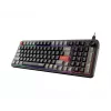 Teclado MSI Forge GK110 – tamanho completo (100 %), USB com fios, QWERTY US-Englisch, membrana, retroiluminação RGB, 97 teclas, preto