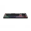 Teclado MSI Forge GK110 – tamanho completo (100 %), USB com fios, QWERTY US-Englisch, membrana, retroiluminação RGB, 97 teclas, preto