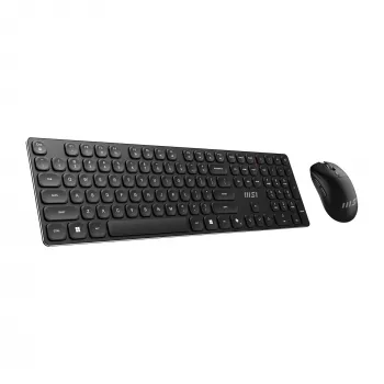 MSI FORGE K210 WIRELESS COMBO teclado rato incluído Home/Office USB QWERTY US English preto