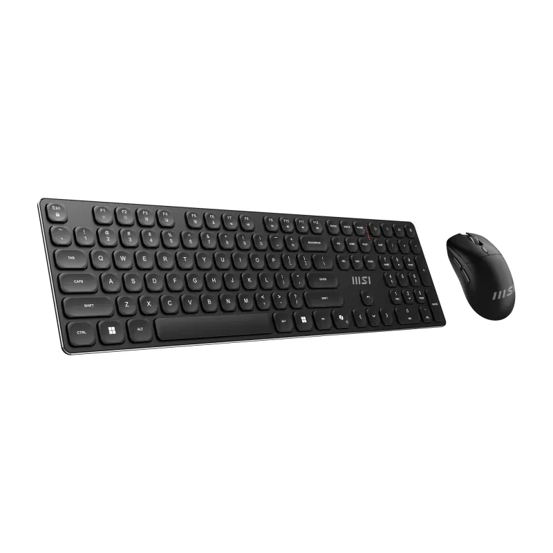 MSI FORGE K210 WIRELESS COMBO teclado rato incluído Home/Office USB QWERTY US English preto