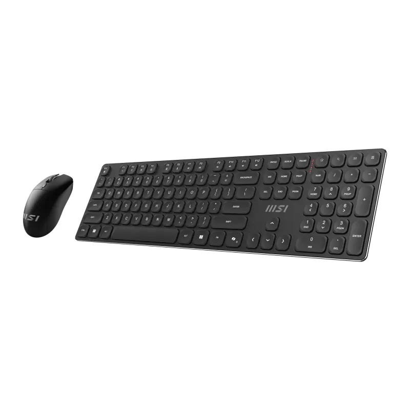 MSI FORGE K210 WIRELESS COMBO teclado rato incluído Home/Office USB QWERTY US English preto