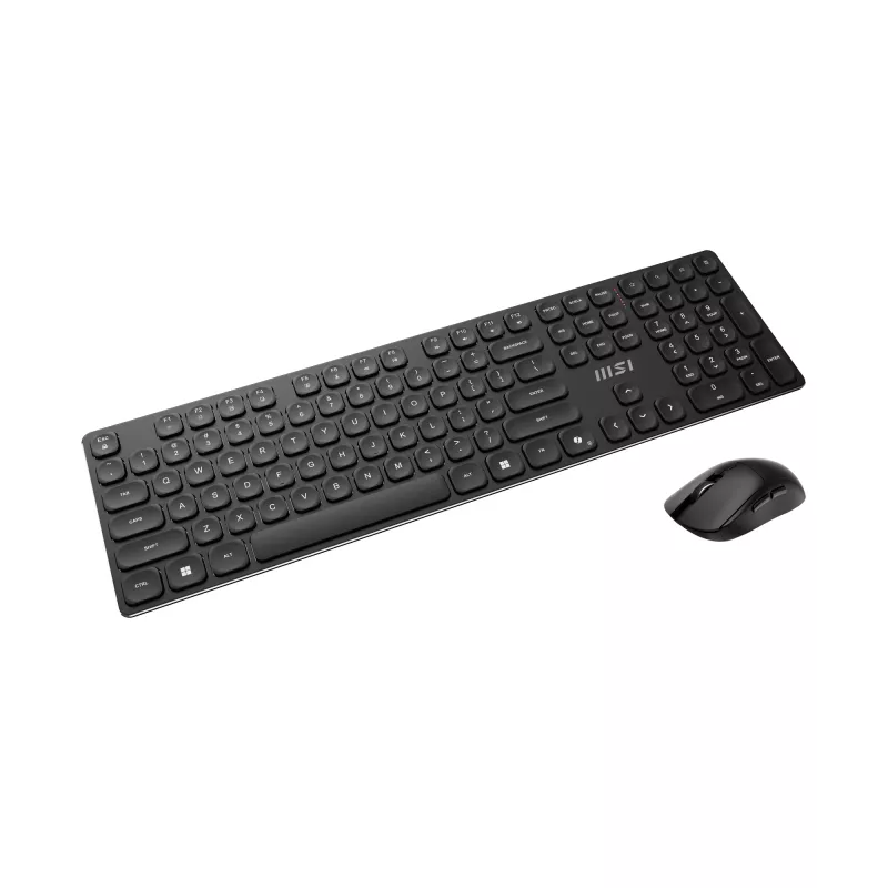 MSI FORGE K210 WIRELESS COMBO teclado rato incluído Home/Office USB QWERTY US English preto