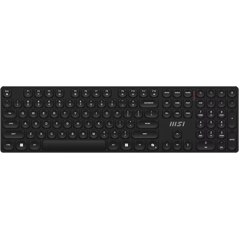 MSI FORGE K210 WIRELESS COMBO teclado rato incluído Home/Office USB QWERTY US English preto