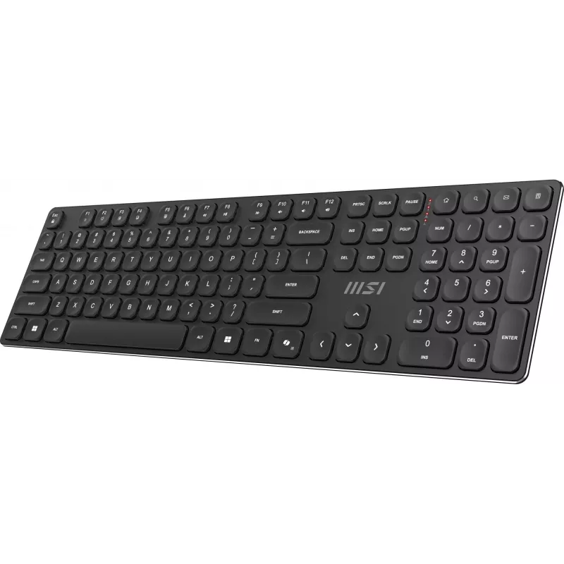 MSI FORGE K210 WIRELESS COMBO teclado rato incluído Home/Office USB QWERTY US English preto